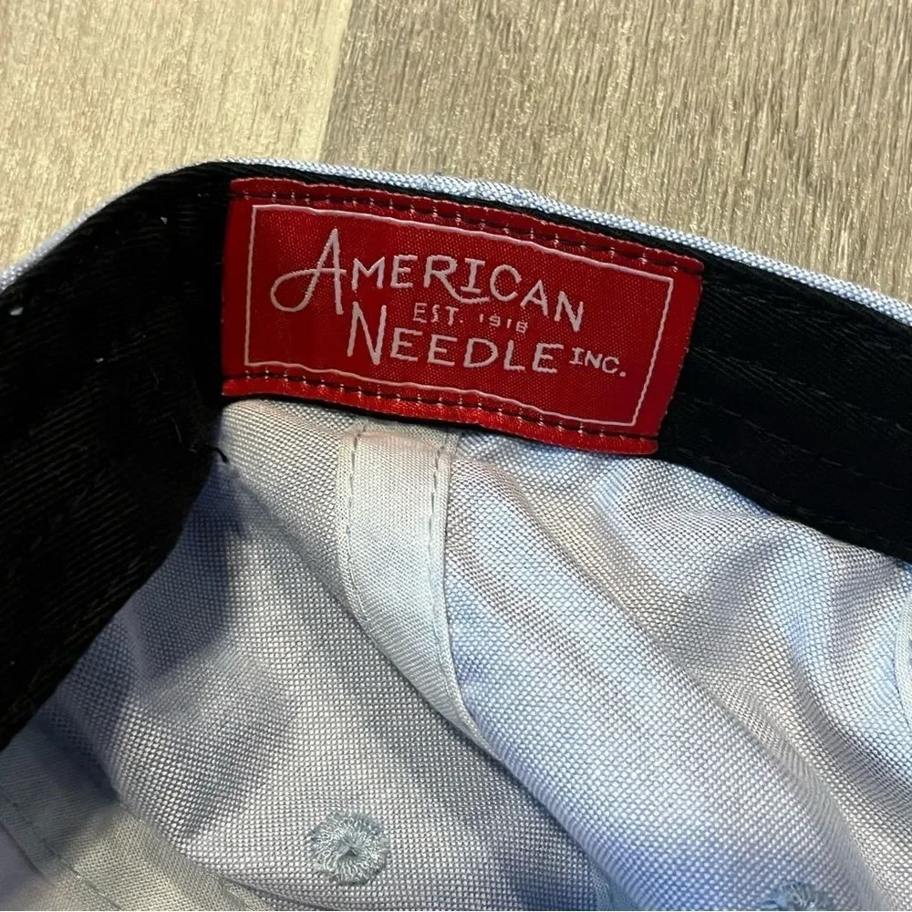 American Needle Tyler's TX Light Blue Embroidered Texas Baseball Hat
